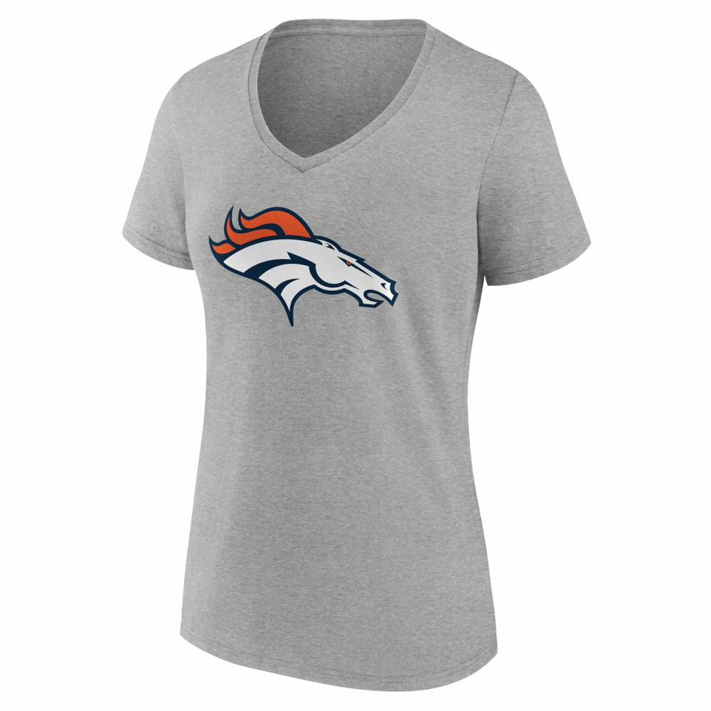 Denver Broncos Women's Team Authentic Personalized Name & Number V-Neck T-Shirt | NFL Discount