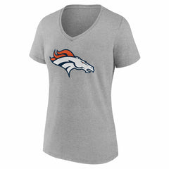 Denver Broncos Women's Team Authentic Personalized Name & Number V-Neck T-Shirt | NFL Discount