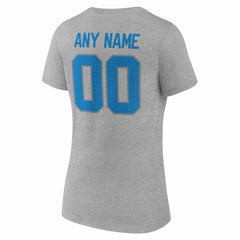 Detroit Lions Women's Team Authentic Personalized Name & Number V-Neck T-Shirt | NFL Near me