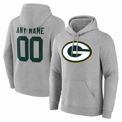 Green Bay Packers Team Authentic Personalized Name & Number Hoodie | NFL New
