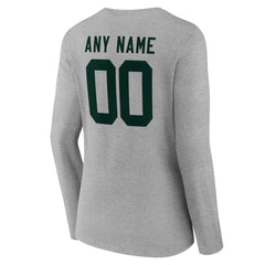 Green Bay Packers Women's Team Authentic Personalized Name & Number Long Sleeve V-Neck T-Shirt | NFL Online