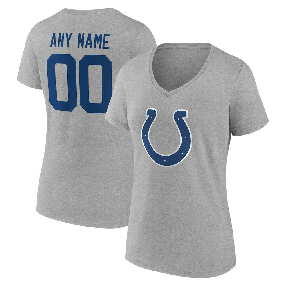 Indianapolis Colts Women's Team Authentic Personalized Name & Number V-Neck T-Shirt | NFL Online