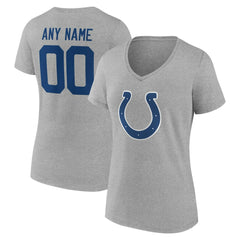 Indianapolis Colts Women's Team Authentic Personalized Name & Number V-Neck T-Shirt | NFL Online
