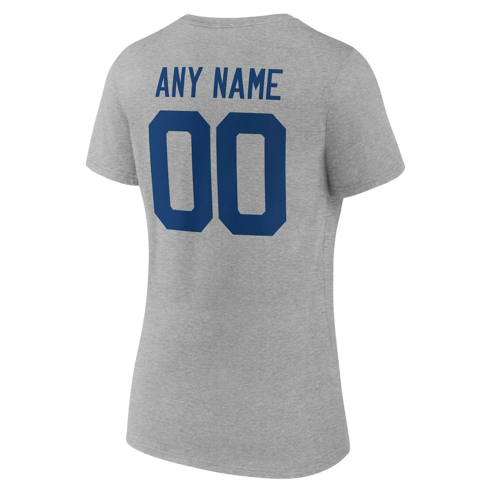 Indianapolis Colts Women's Team Authentic Personalized Name & Number V-Neck T-Shirt | NFL Online