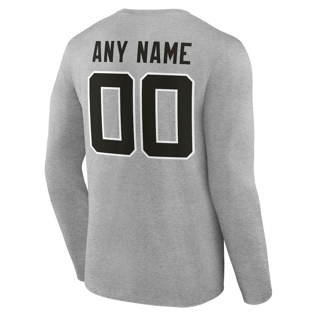 Jacksonville Jaguars Team Authentic Personalized Name & Number Long Sleeve T-Shirt | NFL New