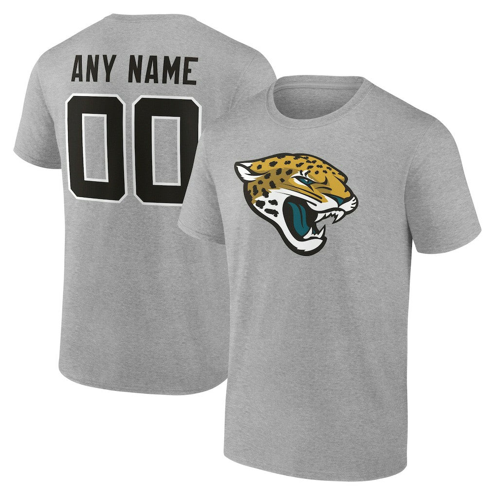 Jacksonville Jaguars Team Authentic Personalized Name & Number T-Shirt | NFL Outlet