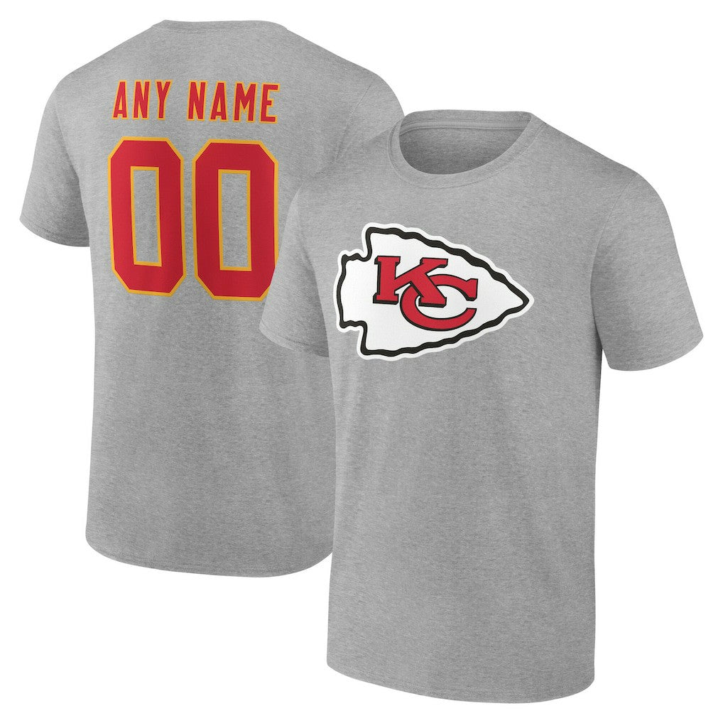 Kansas City Chiefs Team Authentic Personalized Name & Number T-Shirt | NFL New