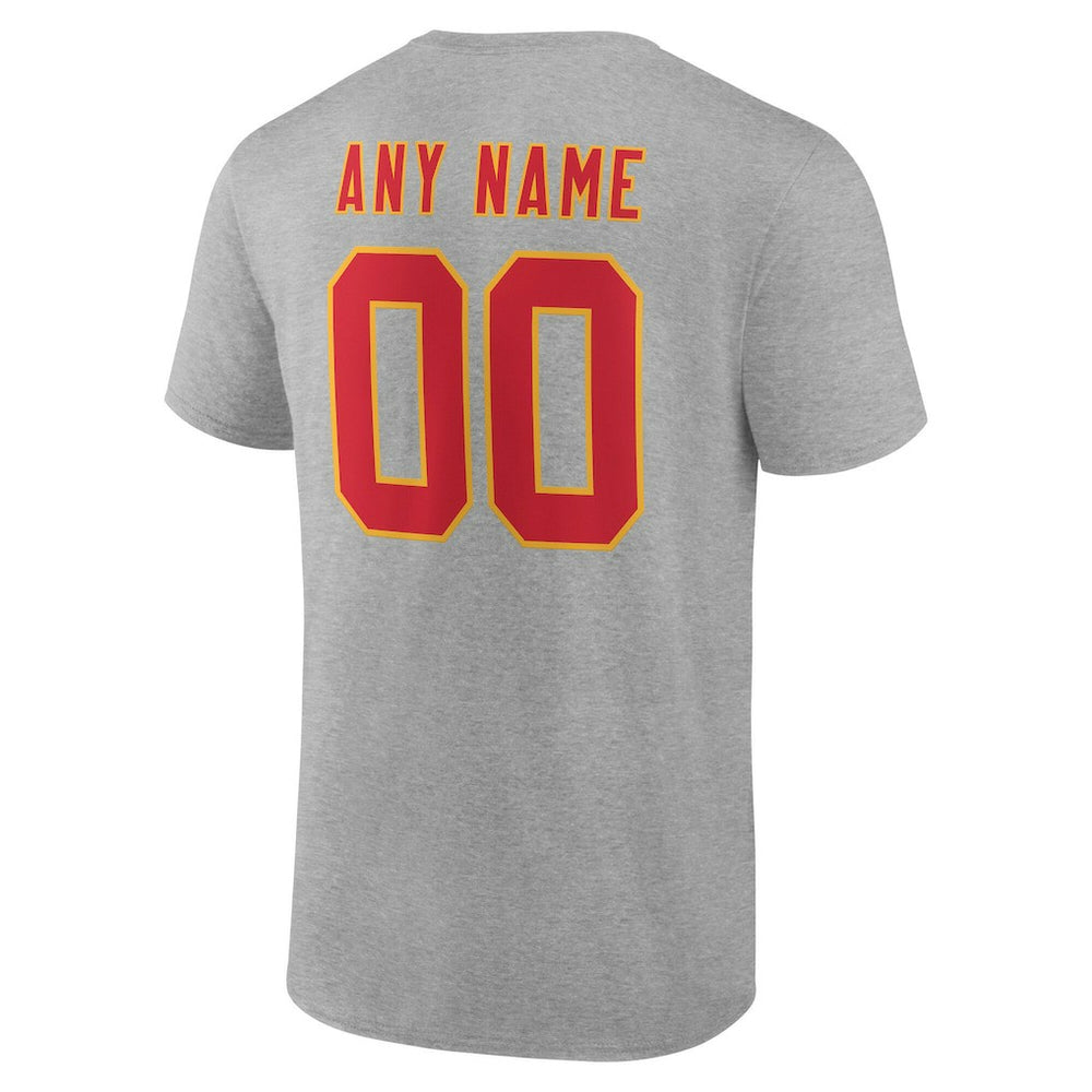 Kansas City Chiefs Team Authentic Personalized Name & Number T-Shirt | NFL New