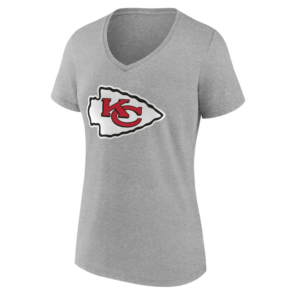 Kansas City Chiefs Women's Team Authentic Personalized Name & Number V-Neck T-Shirt | NFL Outlet