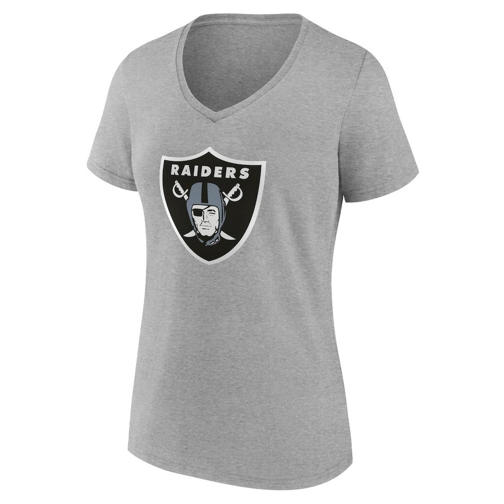 Las Vegas Raiders Women's Team Authentic Personalized Name & Number V-Neck T-Shirt | NFL Discount