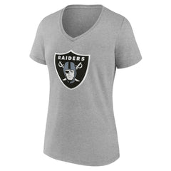 Las Vegas Raiders Women's Team Authentic Personalized Name & Number V-Neck T-Shirt | NFL Discount