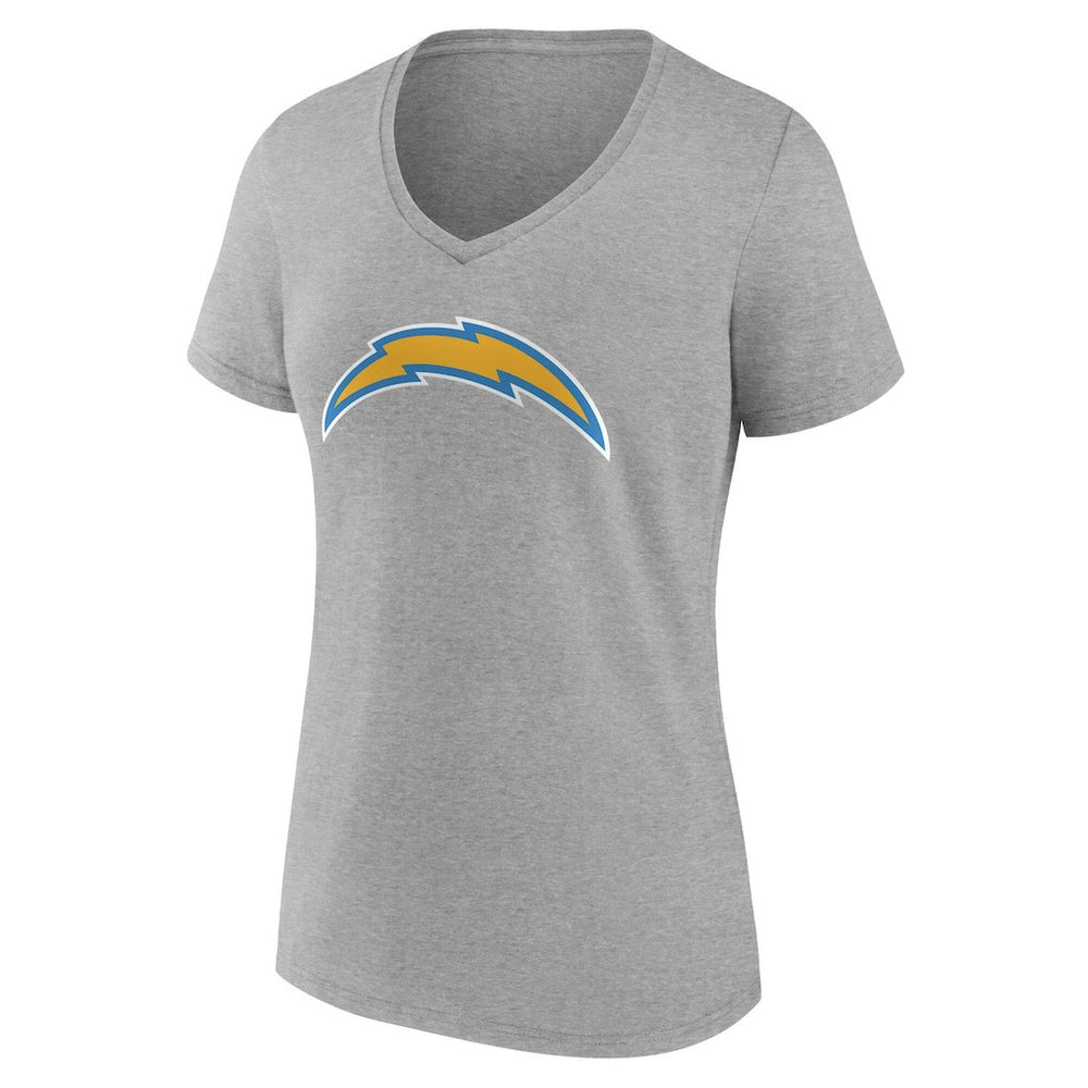 Los Angeles Chargers Women's Team Authentic Personalized Name & Number V-Neck T-Shirt | NFL Hot