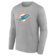Miami Dolphins Team Authentic Personalized Name & Number Long Sleeve T-Shirt | NFL On sale