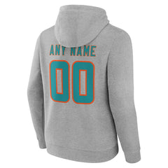 Miami Dolphins Team Authentic Personalized Name & Number Hoodie | NFL Sale