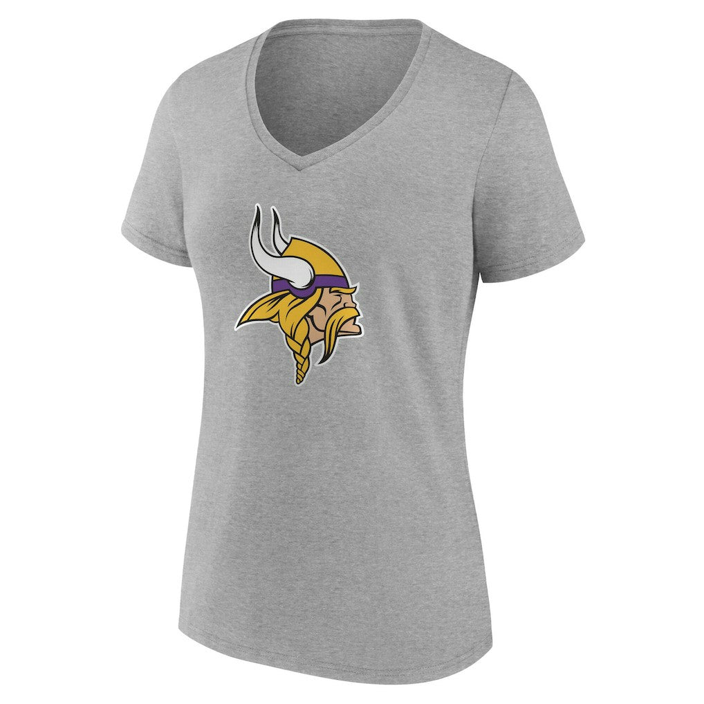 Minnesota Vikings Women's Team Authentic Personalized Name & Number V-Neck T-Shirt | NFL Outlet