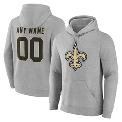 New Orleans Saints Team Authentic Personalized Name & Number Hoodie | NFL New