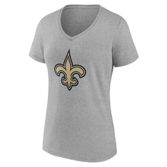 New Orleans Saints Women's Team Authentic Personalized Name & Number V-Neck T-Shirt | NFL Near me