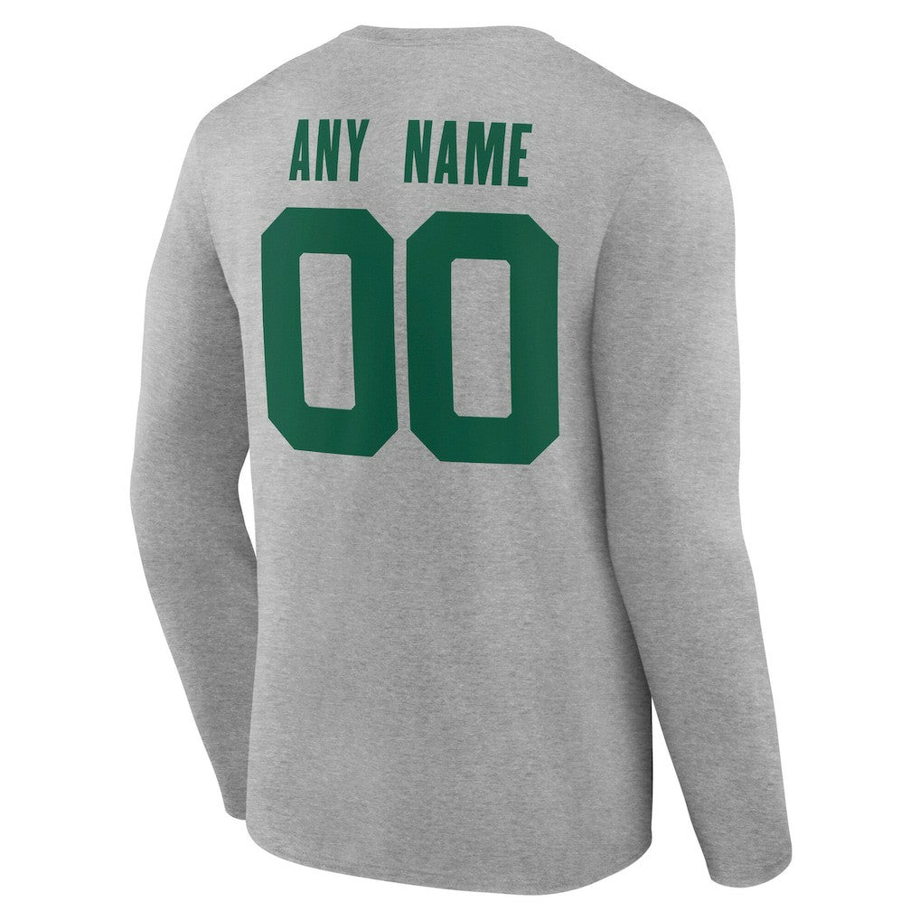 New York Jets Team Authentic Personalized Name & Number Long Sleeve T-Shirt | NFL US