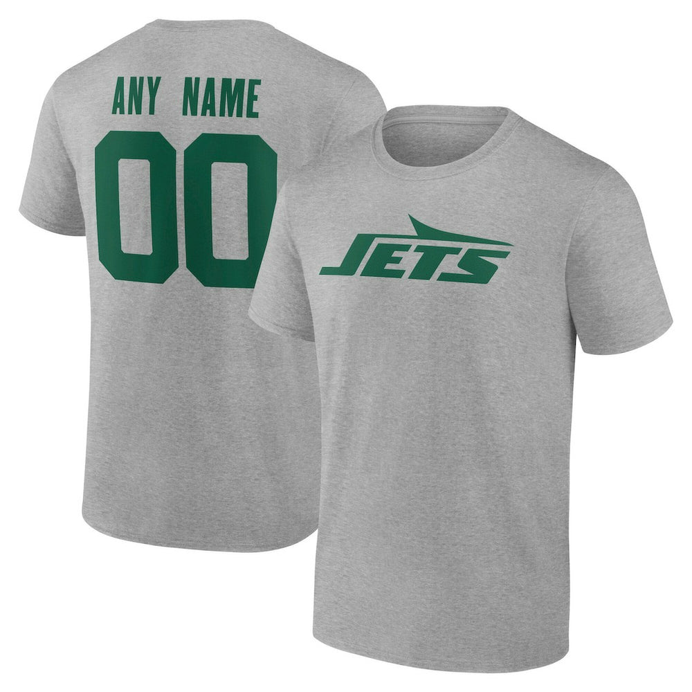 New York Jets Team Authentic Personalized Name & Number T-Shirt | NFL New