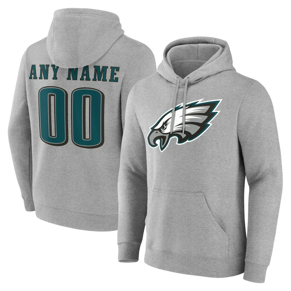 Philadelphia Eagles Team Authentic Personalized Name & Number Hoodie | NFL On sale