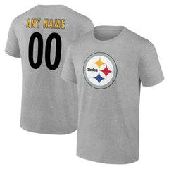 Pittsburgh Steelers Team Authentic Personalized Name & Number T-Shirt | NFL Sale