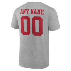 San Francisco 49ers Team Authentic Personalized Name & Number T-Shirt | NFL Discount