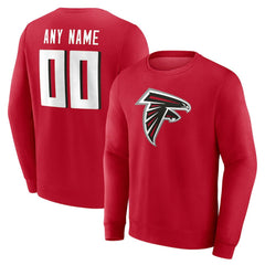 Atlanta Falcons Team Authentic Personalized Name & Number Sweatshirt | NFL Discount
