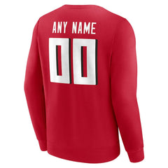 Atlanta Falcons Team Authentic Personalized Name & Number Sweatshirt | NFL Discount