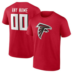Atlanta Falcons Team Authentic Personalized Name & Number T-Shirt | NFL Sale