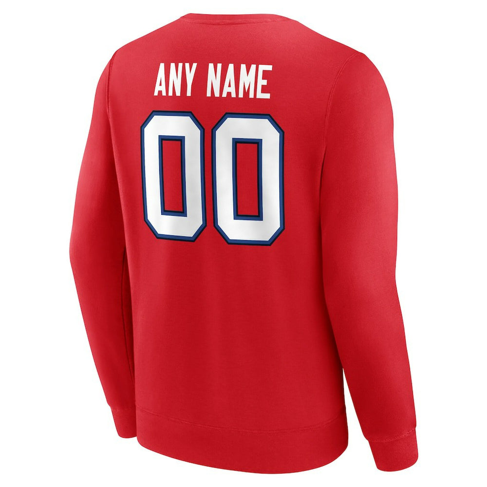 Buffalo Bills Team Authentic Personalized Name & Number Sweatshirt | NFL Near me