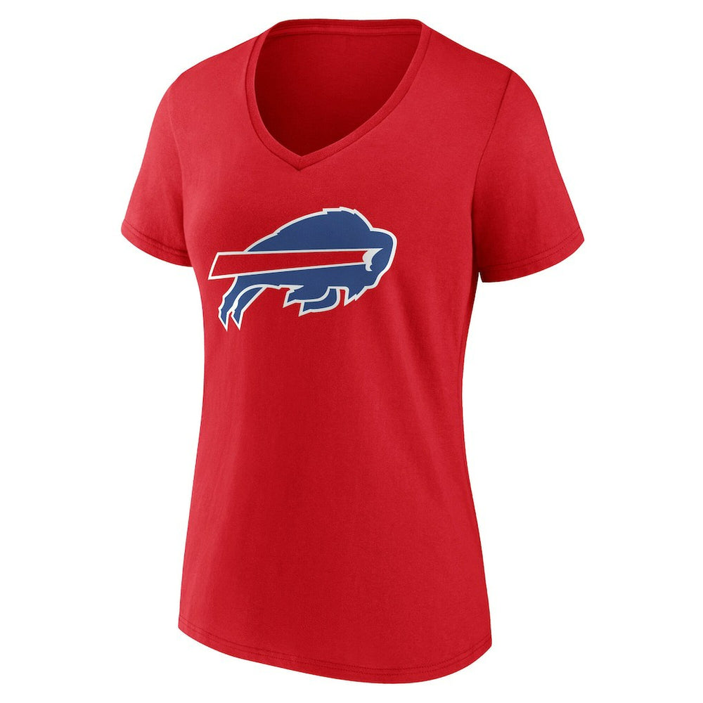 Buffalo Bills Women's Team Authentic Personalized Name & Number V-Neck T-Shirt | NFL Hot