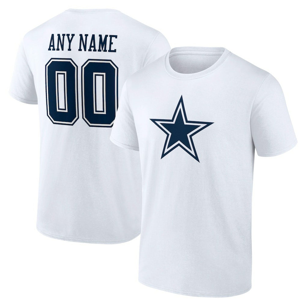 Dallas Cowboys Team Authentic Personalized Name & Number T-Shirt | NFL Near me