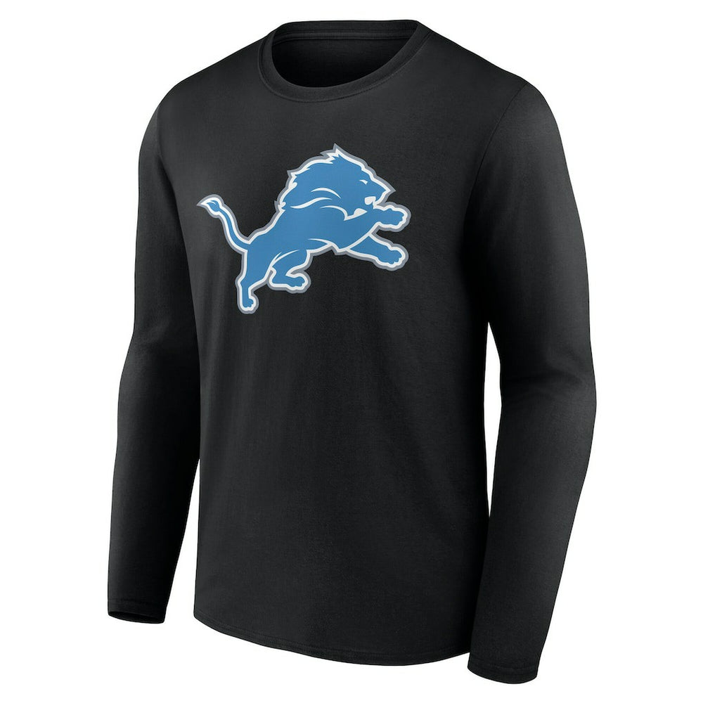 Detroit Lions Team Authentic Personalized Name & Number Long Sleeve T-Shirt | NFL Hot