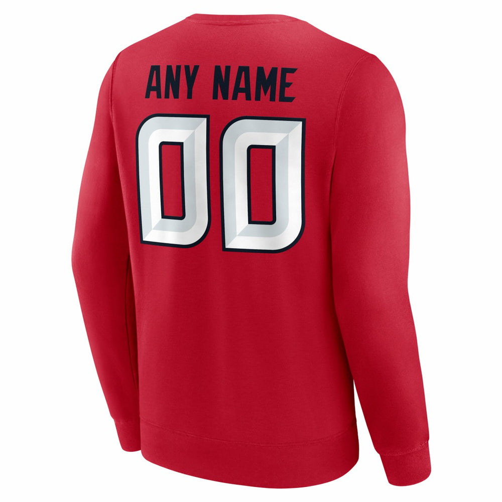 Houston Texans Team Authentic Personalized Name & Number Sweatshirt | NFL Online