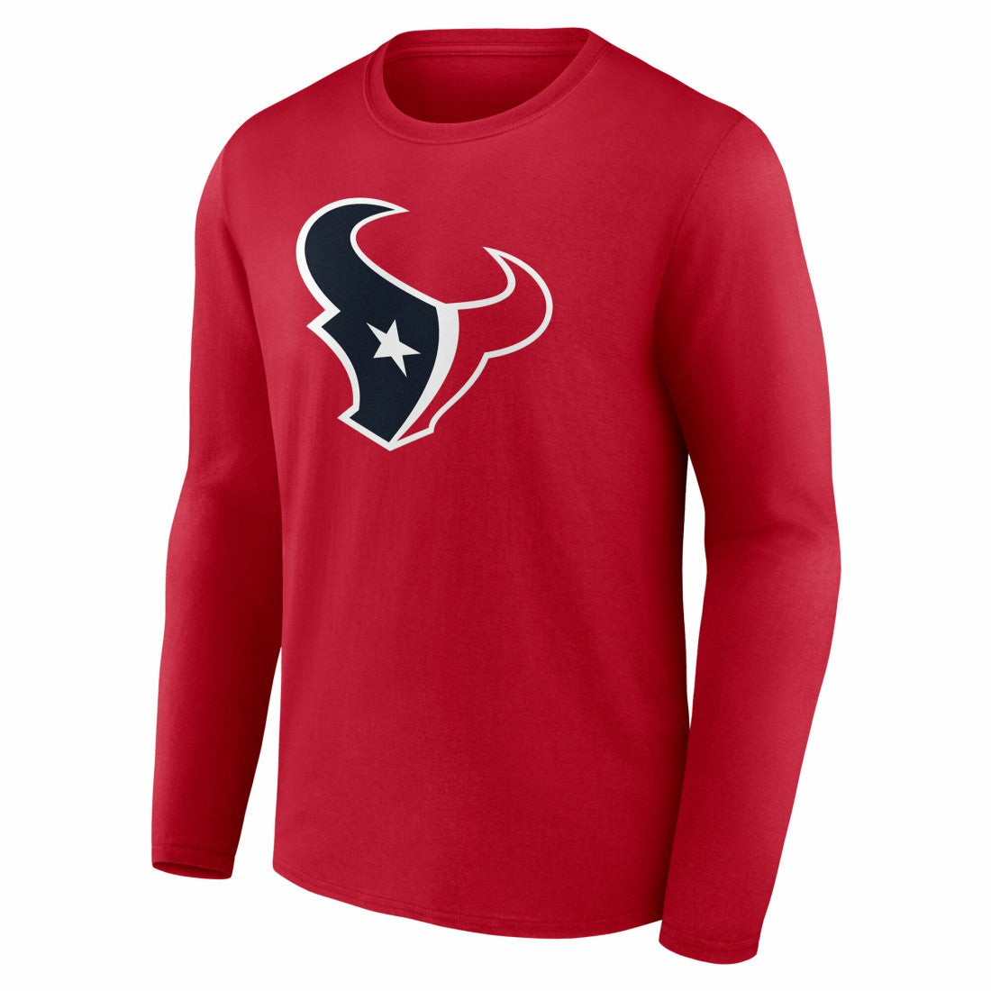 Houston Texans Team Authentic Personalized Name & Number Long Sleeve T-Shirt | NFL Sale