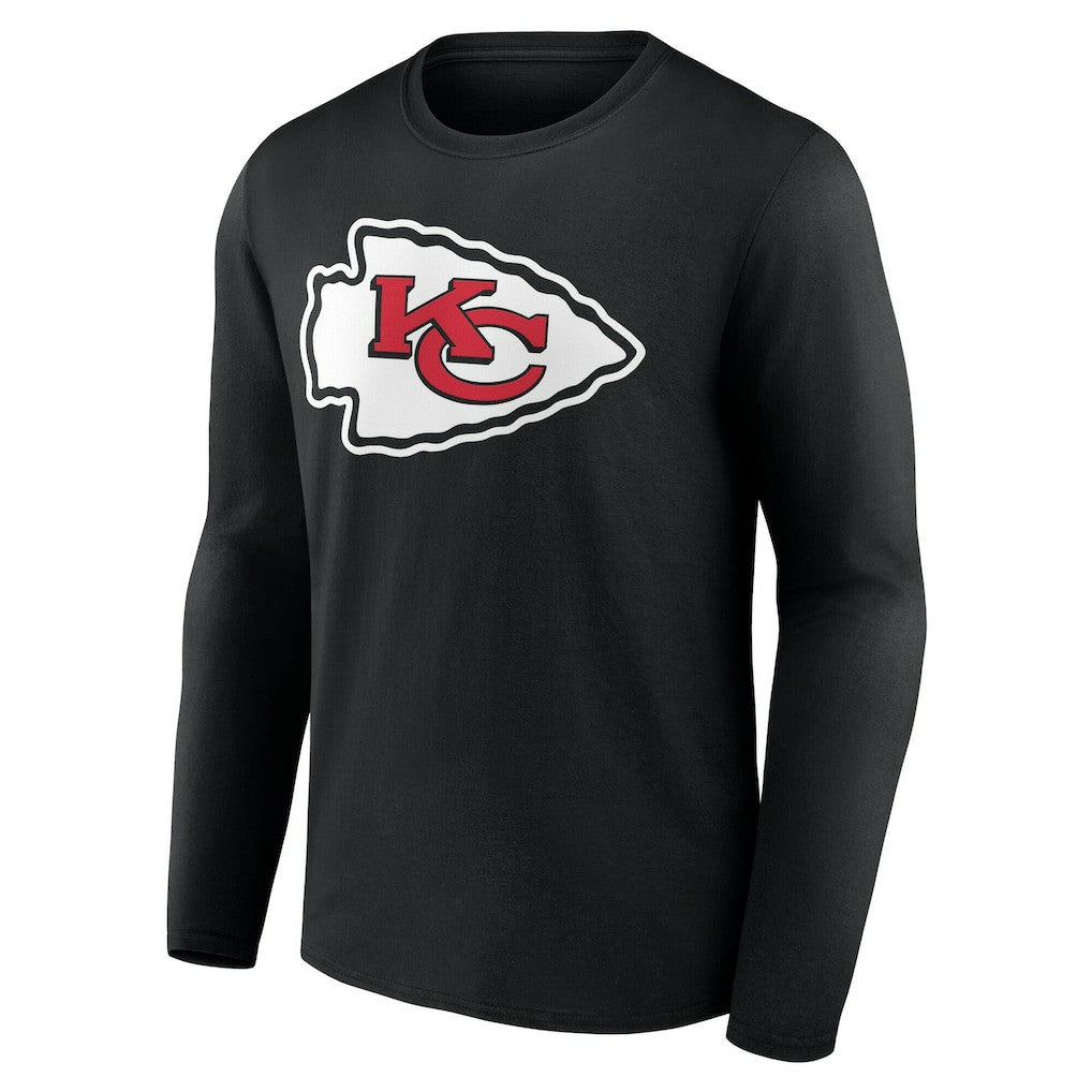 Kansas City Chiefs Team Authentic Personalized Name & Number Long Sleeve T-Shirt | NFL New