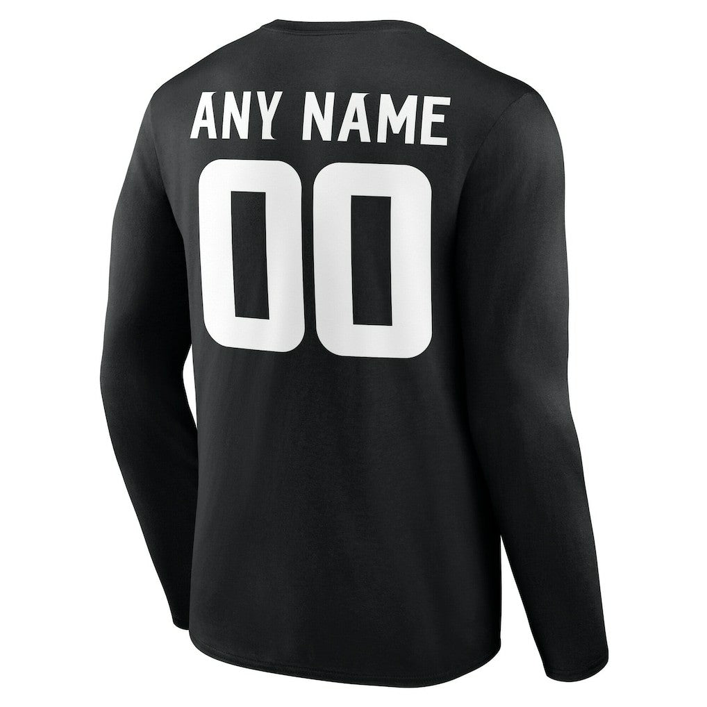 Minnesota Vikings Team Authentic Personalized Name & Number Long Sleeve T-Shirt | NFL Outlet