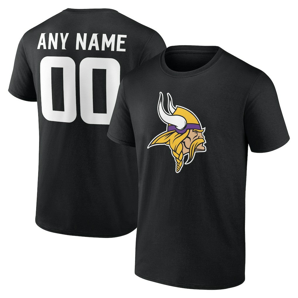 Minnesota Vikings Team Authentic Personalized Name & Number T-Shirt | NFL US