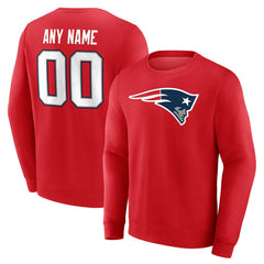 New England Patriots Team Authentic Personalized Name & Number Sweatshirt | NFL On sale
