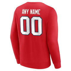 New England Patriots Team Authentic Personalized Name & Number Sweatshirt | NFL On sale