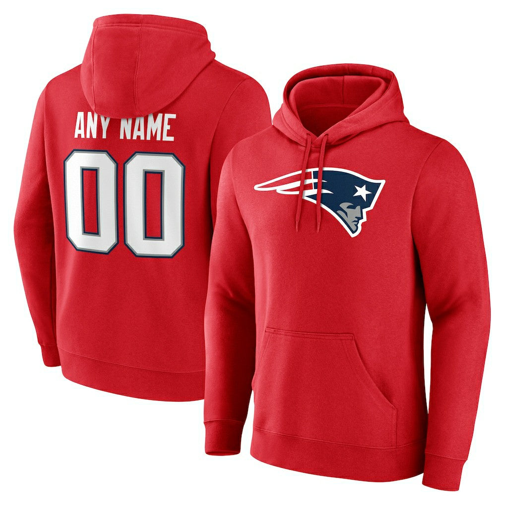 New England Patriots Team Authentic Personalized Name & Number Hoodie | NFL Near me