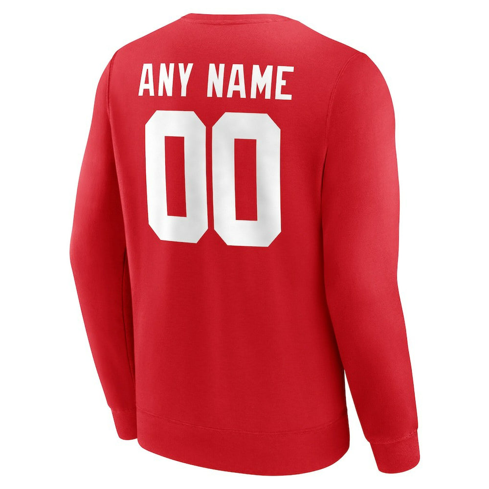 New York Giants Team Authentic Personalized Name & Number Sweatshirt | NFL Outlet