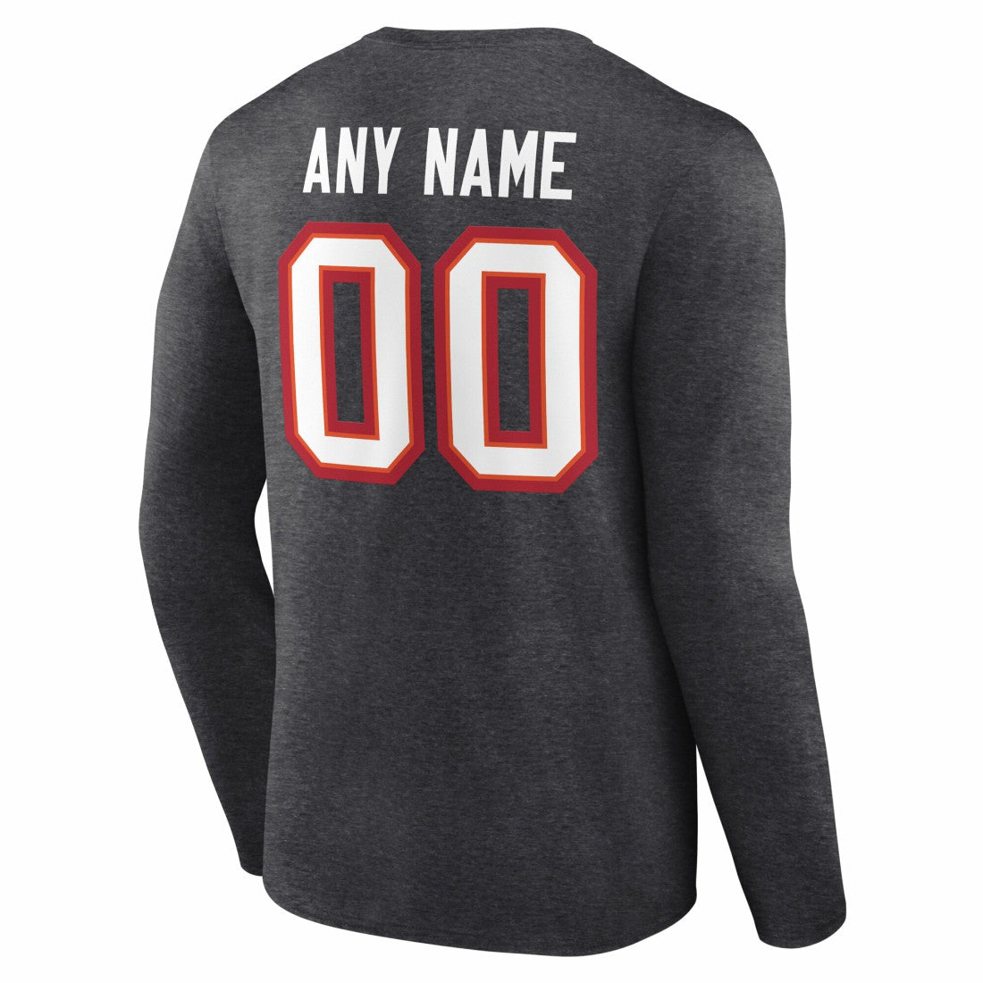 Tampa Bay Buccaneers Team Authentic Personalized Name & Number Long Sleeve T-Shirt | NFL US