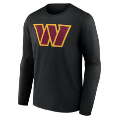 Washington Commanders Team Authentic Personalized Name & Number Long Sleeve T-Shirt | NFL US