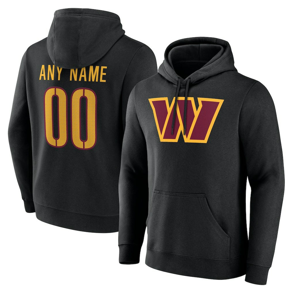 Washington Commanders Team Authentic Personalized Name & Number Hoodie | NFL Near me