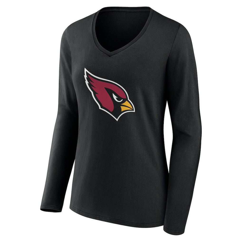 Arizona Cardinals Women's Team Authentic Personalized Name & Number Long Sleeve V-Neck T-Shirt | NFL Online