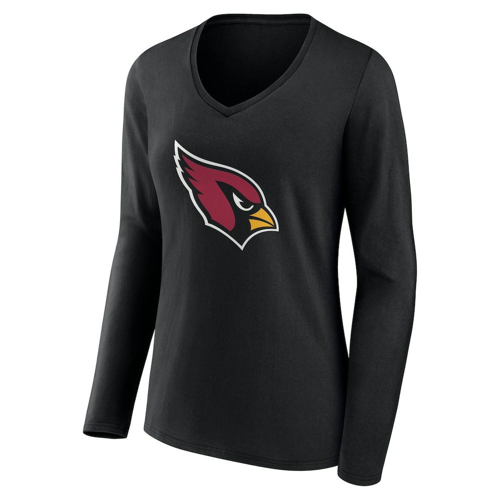 Arizona Cardinals Women's Team Authentic Personalized Name & Number Long Sleeve V-Neck T-Shirt | NFL Online
