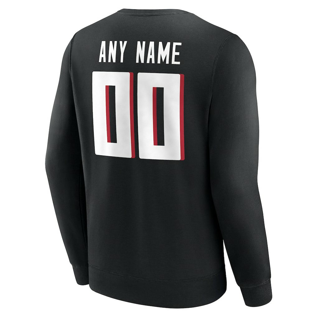 Atlanta Falcons Team Authentic Personalized Name & Number Sweatshirt | NFL Outlet