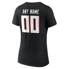 Atlanta Falcons Women's Team Authentic Personalized Name & Number V-Neck T-Shirt | NFL Near me