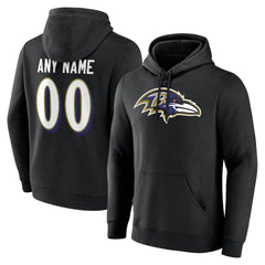 Baltimore Ravens Team Authentic Personalized Name & Number Hoodie | NFL Sale